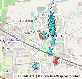 Mappa Vicolo Bruno Buozzi, 47035 Gambettola FC, Italia (0.372)