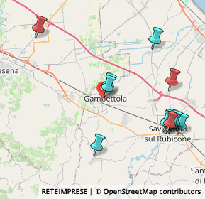 Mappa Vicolo Bruno Buozzi, 47035 Gambettola FC, Italia (4.77667)