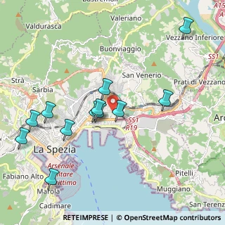 Mappa Via della Pianta, 19126 La Spezia SP, Italia (2.12583)