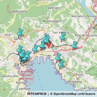 Mappa Via della Pianta, 19126 La Spezia SP, Italia (2.00263)