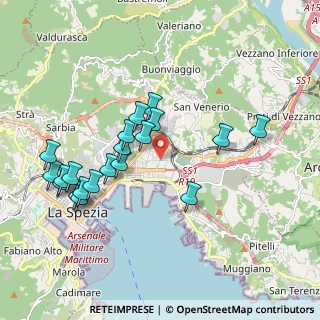 Mappa Via della Pianta, 19126 La Spezia SP, Italia (1.9925)