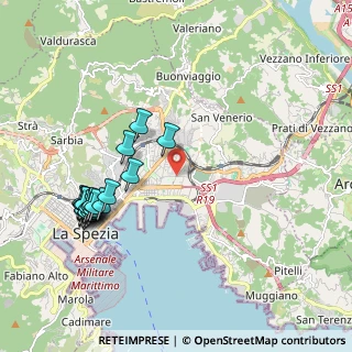Mappa Via della Pianta, 19126 La Spezia SP, Italia (2.2795)