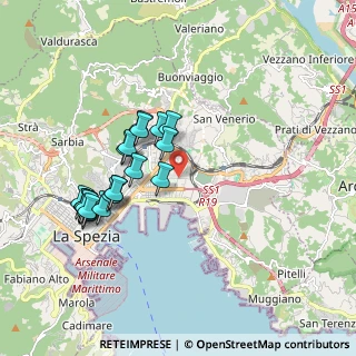 Mappa Via della Pianta, 19126 La Spezia SP, Italia (1.822)