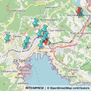 Mappa Via della Pianta, 19126 La Spezia SP, Italia (1.99364)