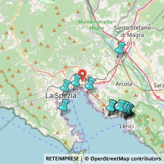 Mappa Via della Pianta, 19126 La Spezia SP, Italia (4.71063)