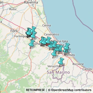 Mappa Via Soprarigossa, 47035 Gambettola FC, Italia (10.279)