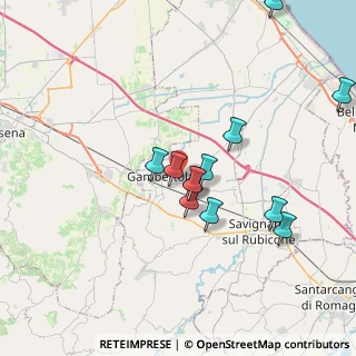 Mappa Via Soprarigossa, 47035 Gambettola FC, Italia (3.5375)