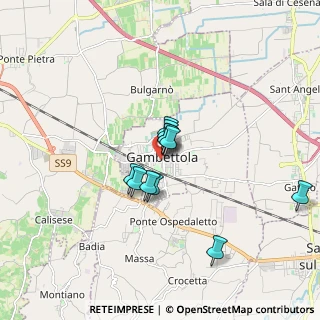 Mappa SP62, 47035 Gambettola FC, Italia (1.21727)
