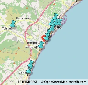 Mappa 17042 Borghetto Santo Spirito SV, Italia (1.81231)