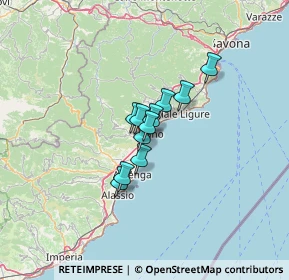 Mappa Via Ponti, 17042 Borghetto Santo Spirito SV, Italia (7.19091)