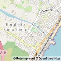 地図 Borghetto Santo Spirito