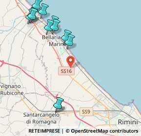 Mappa Via Partinico, 47814 Bellaria-Igea Marina RN, Italia (5.26583)