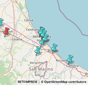 Mappa Via Partinico, 47814 Bellaria-Igea Marina RN, Italia (21.06571)