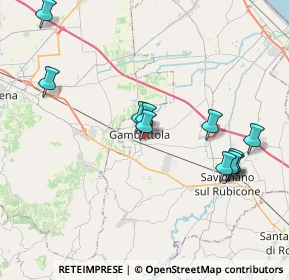 Mappa Via Ludovico Ariosto, 47035 Gambettola FC, Italia (4.06909)