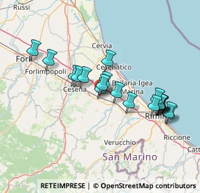 Mappa Via Ludovico Ariosto, 47035 Gambettola FC, Italia (13.503)