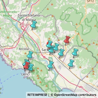 Mappa Via Agostino Paci, 19038 Sarzana SP, Italia (3.96733)