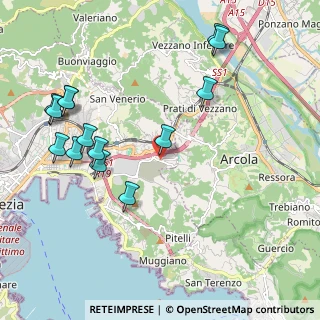 Mappa Via delle Pianazze, 19100 La Spezia SP, Italia (2.38929)
