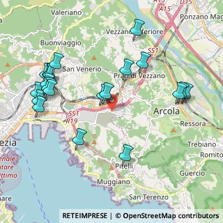 Mappa Via delle Pianazze, 19100 La Spezia SP, Italia (2.373)
