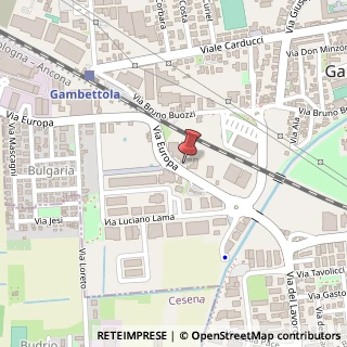 Mappa Via del Lavoro, 70, 47035 Gambettola, Forlì-Cesena (Emilia Romagna)