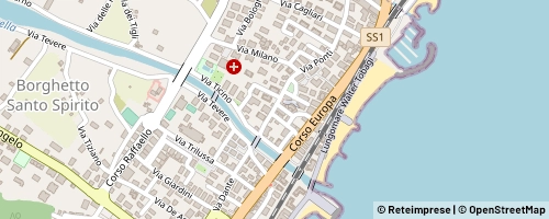 Mappa Borghetto Santo Spirito