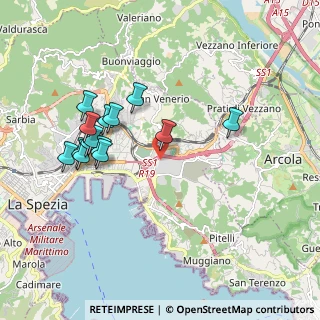 Mappa Via Privata O. T. O., 19100 La Spezia SP, Italia (1.87786)