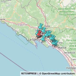 Mappa Via Privata O. T. O., 19100 La Spezia SP, Italia (7.94333)