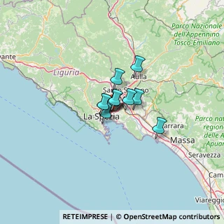 Mappa Via Privata O. T. O., 19100 La Spezia SP, Italia (5.44091)