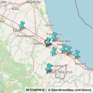 Mappa Via Giordano Umberto, 47035 Gambettola FC, Italia (20.24143)