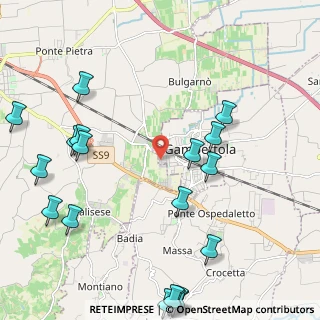 Mappa Via Giordano Umberto, 47035 Gambettola FC, Italia (3.036)