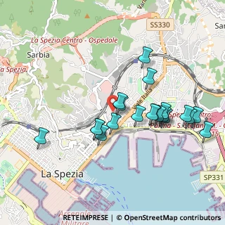 Mappa Via Giacomo Leopardi, 19124 La Spezia SP, Italia (0.9165)