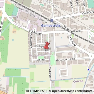 Mappa Via Gioacchino Rossini, 1, 47035 Cesena, Forlì-Cesena (Emilia Romagna)