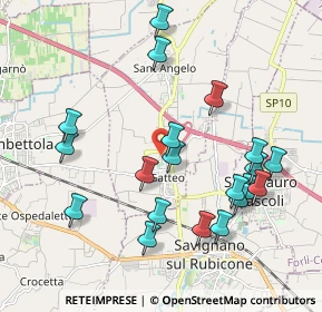 Mappa Via delle Rose, 47043 Gatteo FC, Italia (2.104)