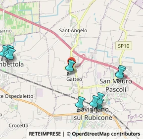 Mappa Via delle Rose, 47043 Gatteo FC, Italia (2.5975)