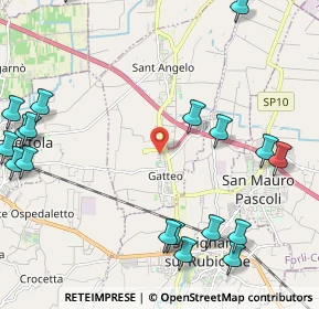 Mappa Via delle Rose, 47043 Gatteo FC, Italia (3.096)