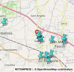 Mappa Via delle Rose, 47043 Gatteo FC, Italia (2.045)