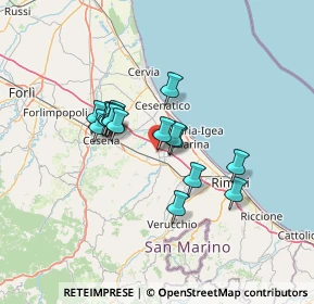 Mappa Via delle Rose, 47043 Gatteo FC, Italia (10.41063)