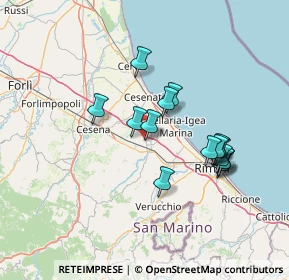 Mappa Via delle Rose, 47043 Gatteo FC, Italia (12.71533)