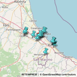 Mappa Via Villagrappa, 47030 San Mauro Pascoli FC, Italia (8.59667)