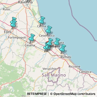 Mappa Via Zampeschi, 47030 San Mauro Pascoli FC, Italia (16.4025)