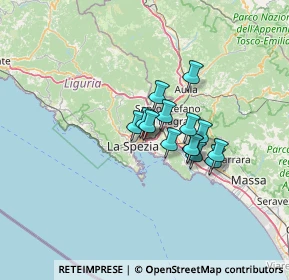 Mappa Via Privata Cieli, 19126 La Spezia SP, Italia (8.71357)