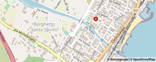Mappa Borghetto Santo Spirito