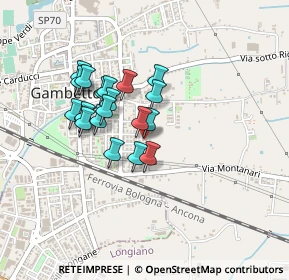 Mappa Via Monti, 47035 Gambettola FC, Italia (0.3465)