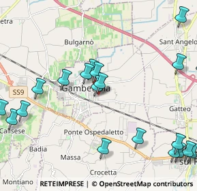 Mappa Via Monti, 47035 Gambettola FC, Italia (2.7675)