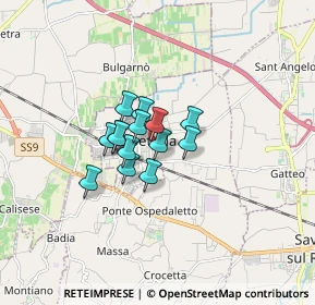 Mappa Via Monti, 47035 Gambettola FC, Italia (0.97)