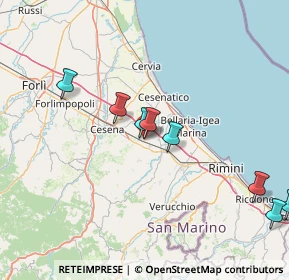 Mappa Via Monti, 47035 Gambettola FC, Italia (23.50091)