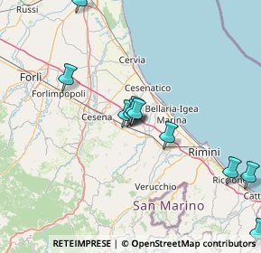 Mappa Via Monti, 47035 Gambettola FC, Italia (19.7225)