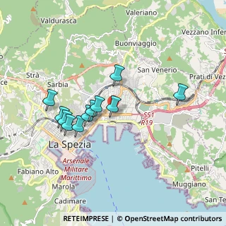 Mappa Via del Popolo, 19126 La Spezia SP, Italia (1.59818)