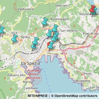 Mappa Via del Popolo, 19126 La Spezia SP, Italia (2.1725)