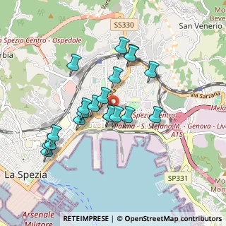 Mappa Via del Popolo, 19126 La Spezia SP, Italia (0.8175)