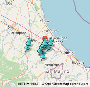 Mappa Via Sottorigossa, 47035 Gambettola FC, Italia (8.47091)